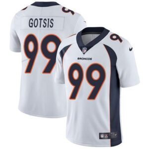 Nike Denver Broncos #99 Adam Gotsis White Stitched NFL Vapor Untouchable Limited Jersey