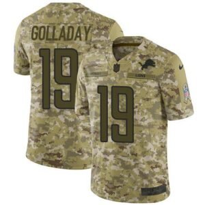 Nike Detroit Lions #19 Kenny Golladay Camo Stitched NFL Limited 2018 Salute To Service Jersey