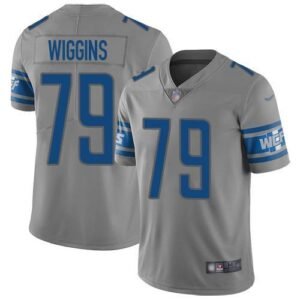 Nike Detroit Lions #79 Kenny Wiggins Gray Stitched NFL Limited Inverted Legend Jersey