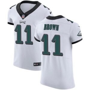 Philadelphia Eagles #11 A.J. Brown White Stitched NFL New Elite Jersey