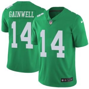 Philadelphia Eagles #14 Kenneth Gainwell Green Stitched NFL Limited Rush Jersey