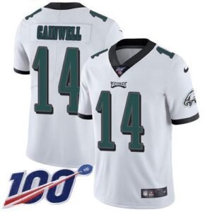 Philadelphia Eagles #14 Kenneth Gainwell White Stitched NFL 100th Season Vapor Untouchable Limited Jersey