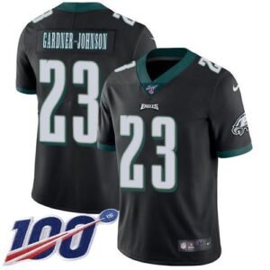 Philadelphia Eagles #23 C.J. Gardner-Johnson Black Alternate Stitched NFL 100th Season Vapor Untouchable Limited Jersey