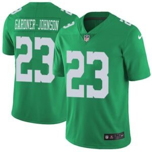 Philadelphia Eagles #23 C.J. Gardner-Johnson Green Stitched NFL Limited Rush Jersey