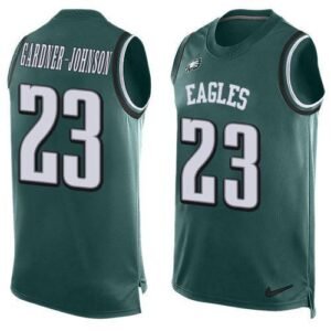 Philadelphia Eagles #23 C.J. Gardner-Johnson Green Team Color Stitched NFL Limited Tank Top Jersey
