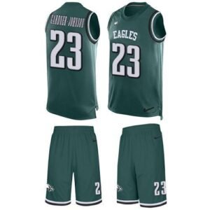 Philadelphia Eagles #23 C.J. Gardner-Johnson Green Team Color Stitched NFL Limited Tank Top Suit Jersey
