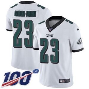Philadelphia Eagles #23 C.J. Gardner-Johnson White Stitched NFL 100th Season Vapor Untouchable Limited Jersey