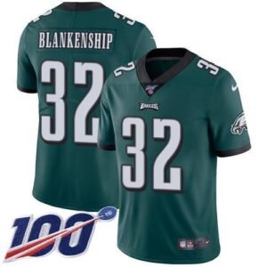 Philadelphia Eagles #32 Reed Blankenship Green Team Color Stitched NFL 100th Season Vapor Untouchable Limited Jersey