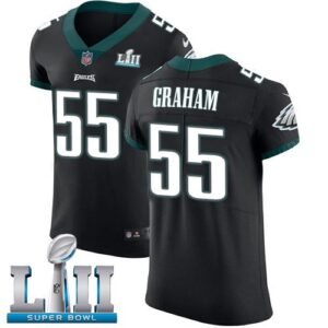 Philadelphia Eagles #55 Brandon Graham Black Alternate Super Bowl LII Stitched NFL Vapor Untouchable Elite Jersey