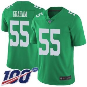 Philadelphia Eagles #55 Brandon Graham Green Stitched NFL Limited Rush 100th Season Jersey