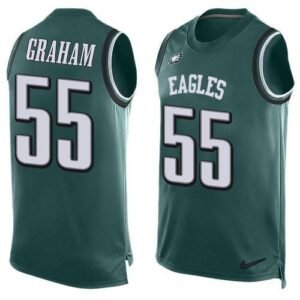 Philadelphia Eagles #55 Brandon Graham Midnight Green Team Color Stitched NFL Limited Tank Top Jersey