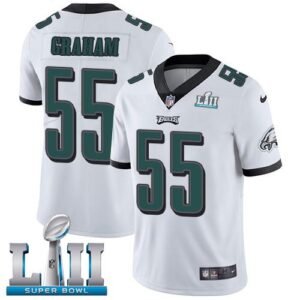 Philadelphia Eagles #55 Brandon Graham White Super Bowl LII Stitched NFL Vapor Untouchable Limited Jersey