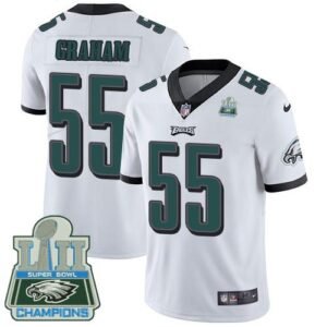 Philadelphia Eagles #55 Brandon Graham White Super Bowl LII Champions Stitched NFL Vapor Untouchable Limited Jersey