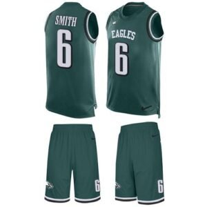 Philadelphia Eagles #6 DeVonta Smith Green Team Color Stitched NFL Limited Tank Top Suit Jersey