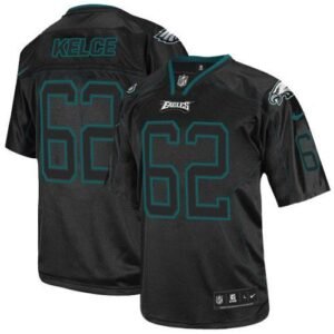 Philadelphia Eagles #62 Jason Kelce Lights Out Black Stitched NFL Elite Jersey