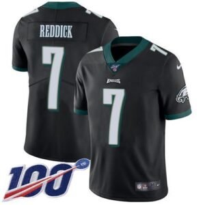Philadelphia Eagles #7 Haason Reddick Black Alternate Stitched NFL 100th Season Vapor Untouchable Limited Jersey