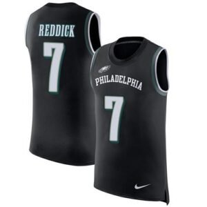 Philadelphia Eagles #7 Haason Reddick Black Alternate Stitched NFL Limited Rush Tank Top Jersey