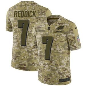 Philadelphia Eagles #7 Haason Reddick Camo Stitched NFL Limited 2018 Salute To Service Jersey