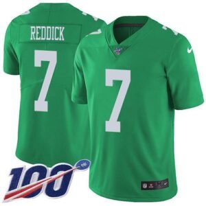 Philadelphia Eagles #7 Haason Reddick Green Stitched NFL Limited Rush 100th Season Jersey