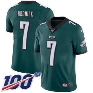 Philadelphia Eagles #7 Haason Reddick Green Team Color Stitched NFL 100th Season Vapor Untouchable Limited Jersey