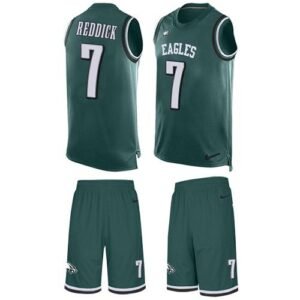 Philadelphia Eagles #7 Haason Reddick Green Team Color Stitched NFL Limited Tank Top Suit Jersey