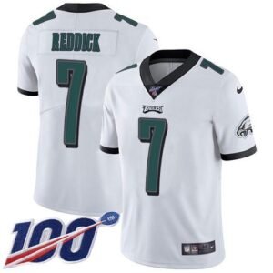 Philadelphia Eagles #7 Haason Reddick White Stitched NFL 100th Season Vapor Untouchable Limited Jersey