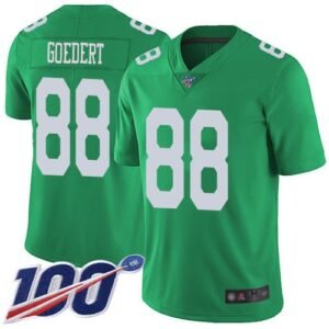 Philadelphia Eagles #88 Dallas Goedert Green Stitched NFL Limited Rush 100th Season Jersey