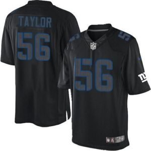 Nike Giants #56 Lawrence Taylor Black Men’s Stitched NFL Impact Limited Jersey