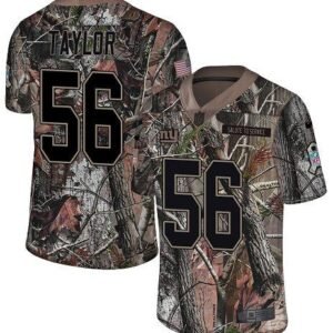 Nike Giants #56 Lawrence Taylor Camo Men’s Stitched NFL Limited Rush Realtree Jersey