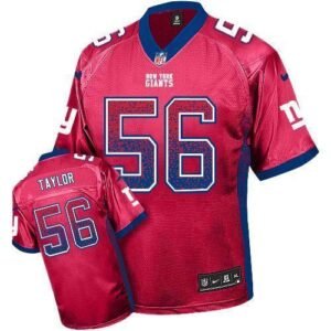 Nike Giants #56 Lawrence Taylor Red Alternate Men’s Stitched NFL Elite Drift Fashion Jersey