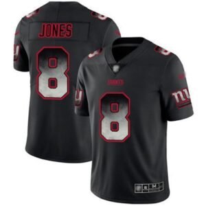Nike Giants #8 Daniel Jones Black Men’s Stitched NFL Vapor Untouchable Limited Smoke Fashion Jersey