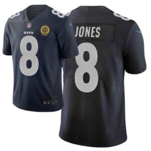 Nike Giants #8 Daniel Jones Navy Men’s Stitched NFL Limited City Edition Jersey