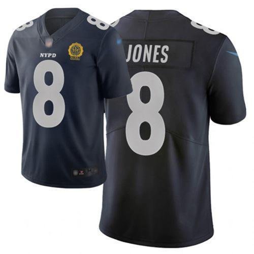 Nike Giants #8 Daniel Jones Navy Men’s Stitched NFL Limited City Edition Jersey