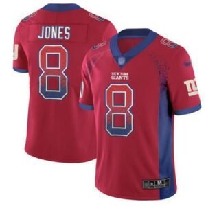 Nike Giants #8 Daniel Jones Red Alternate Men’s Stitched NFL Limited Rush Drift Fashion Jersey