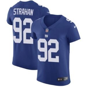 Nike Giants #92 Michael Strahan Royal Blue Team Color Men’s Stitched NFL Vapor Untouchable Elite Jersey