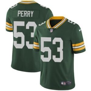 Nike Green Bay Packers #53 Nick Perry Green Team Color Stitched Vapor Untouchable Limited Jersey