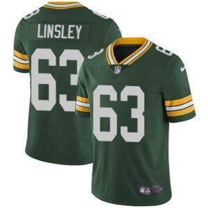 Nike Green Bay Packers #63 Corey Linsley Green Team Color Stitched Vapor Untouchable Limited Jersey