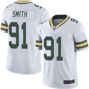 Nike Green Bay Packers #91 Preston Smith White Stitched Vapor Untouchable Limited Jersey