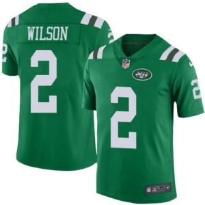 Nike Jets #2 Zach Wilson Green Stitched NFL Limited Rush Jersey