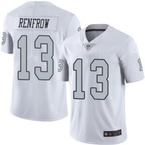 Nike Las Vegas Raiders #13 Hunter Renfrow White Stitched NFL Limited Rush Jersey