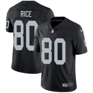 Nike Las Vegas Raiders #80 Jerry Rice Black Team Color Stitched NFL Vapor Untouchable Limited Jersey