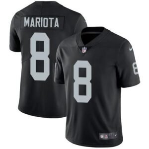 Nike Las Vegas Raiders #8 Marcus Mariota Black Team Color Stitched NFL Vapor Untouchable Limited Jersey