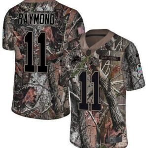 Nike Lions #11 Kalif Raymond Camo Stitched NFL Limited Rush Realtree Jersey