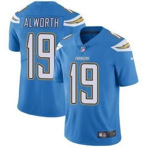 Nike Los Angeles Chargers #19 Lance Alworth Electric Blue Alternate Stitched NFL Vapor Untouchable Limited Jersey