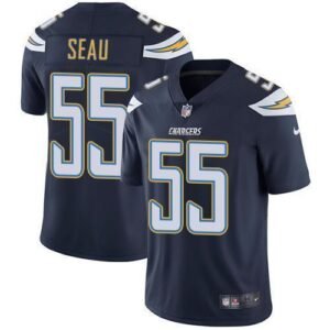 Nike Los Angeles Chargers #55 Junior Seau Navy Blue Team Color Stitched NFL Vapor Untouchable Limited Jersey
