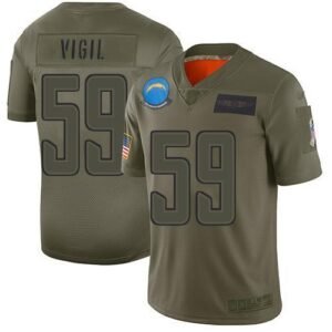 Nike Los Angeles Chargers #59 Nick Vigil Camo Stitched NFL Limited 2019 Salute To Service Jersey