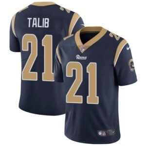 Nike Los Angeles Rams #21 Aqib Talib Navy Blue Team Color Stitched NFL Vapor Untouchable Limited Jersey