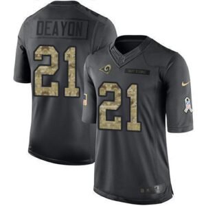 Nike Los Angeles Rams #21 Donte Deayon Black Stitched NFL Limited 2016 Salute to Service Jersey