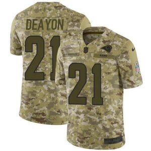 Nike Los Angeles Rams #21 Donte Deayon Camo Stitched NFL Limited 2018 Salute To Service Jersey