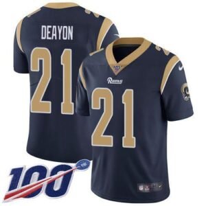 Nike Los Angeles Rams #21 Donte Deayon Navy Blue Team Color Stitched NFL 100th Season Vapor Untouchable Limited Jersey